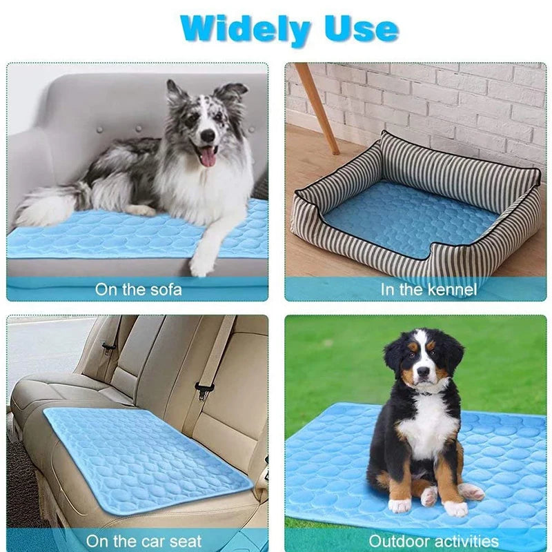 Pet Cooling Ice Pad Blanket