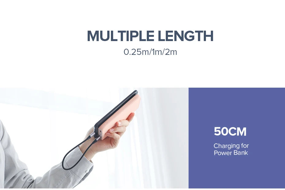 2A Nylon Fast Charging USB Charger Data Cable Mobile Phone