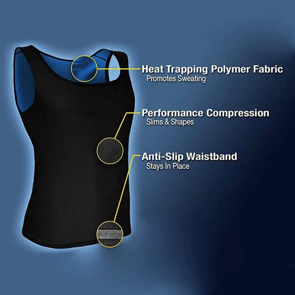 Men Neoprene Slimming Body Shapers Vest
