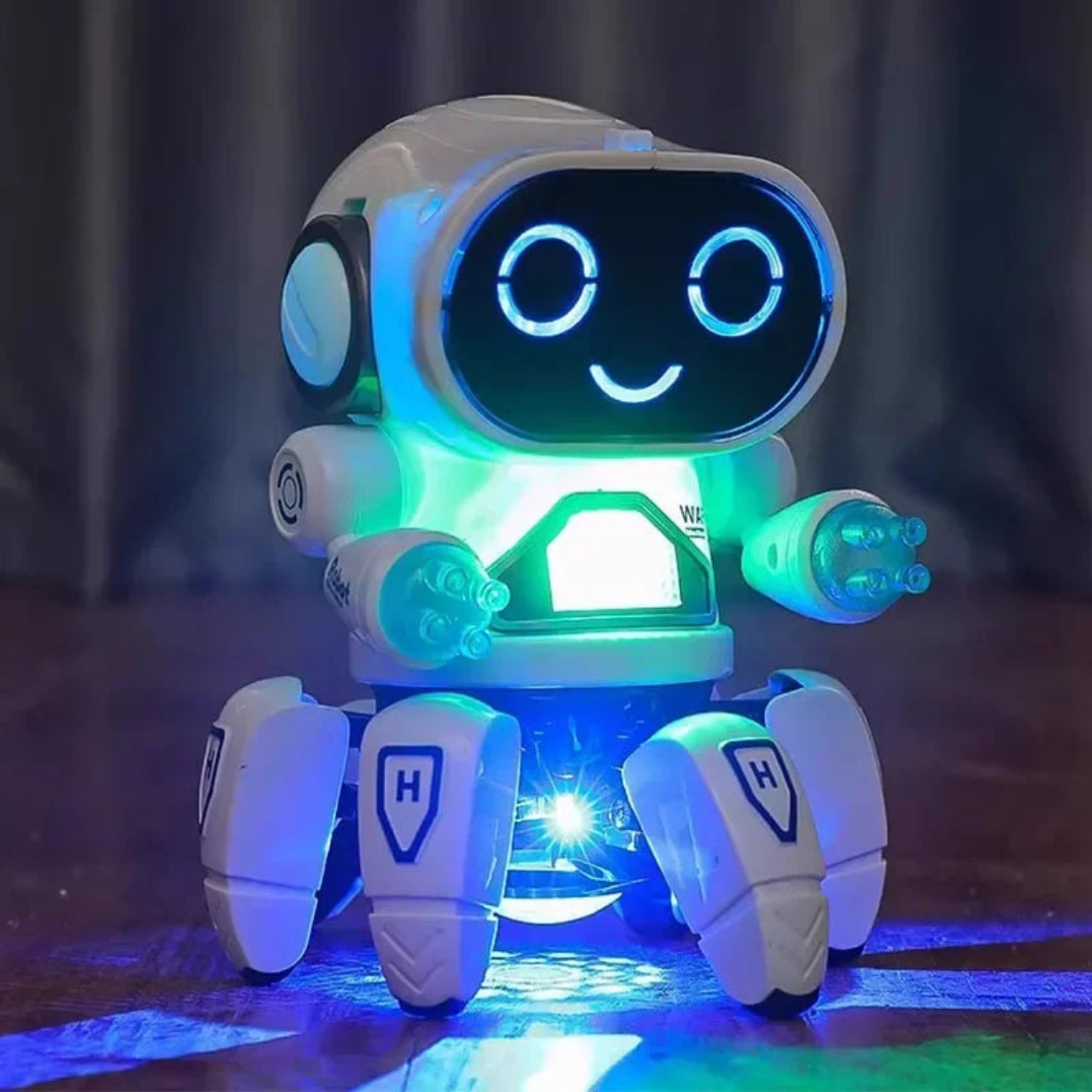 Kids Educational Electric LED Light Musical Robot Toy