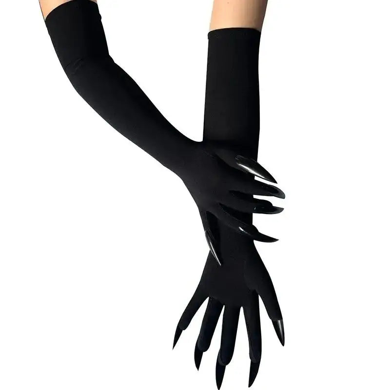 43cm Women Halloween  Devil's Ghost Claws Gloves