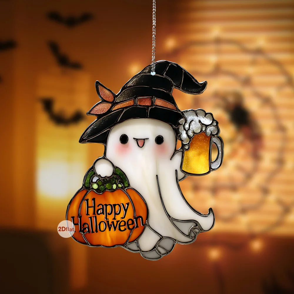 Halloween Ghost 2D Ghost Hanging Decorations