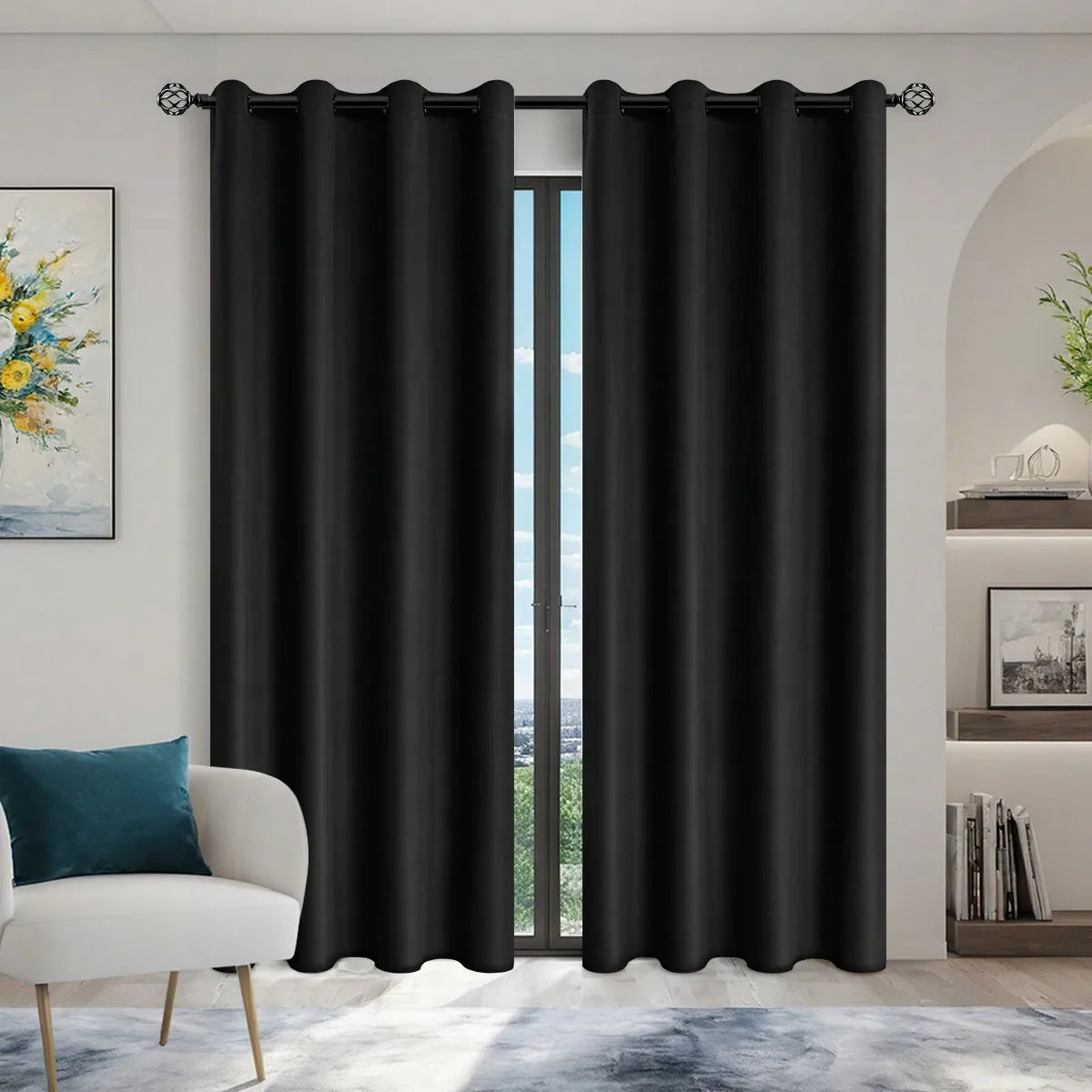 Solid Blackout Curtains