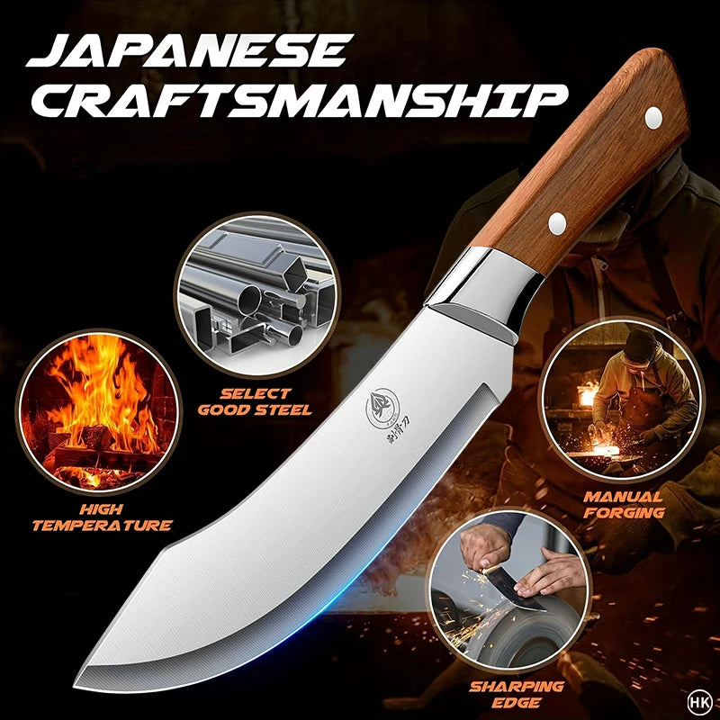 Professional Stainless steel ultra sharp butcher's knife