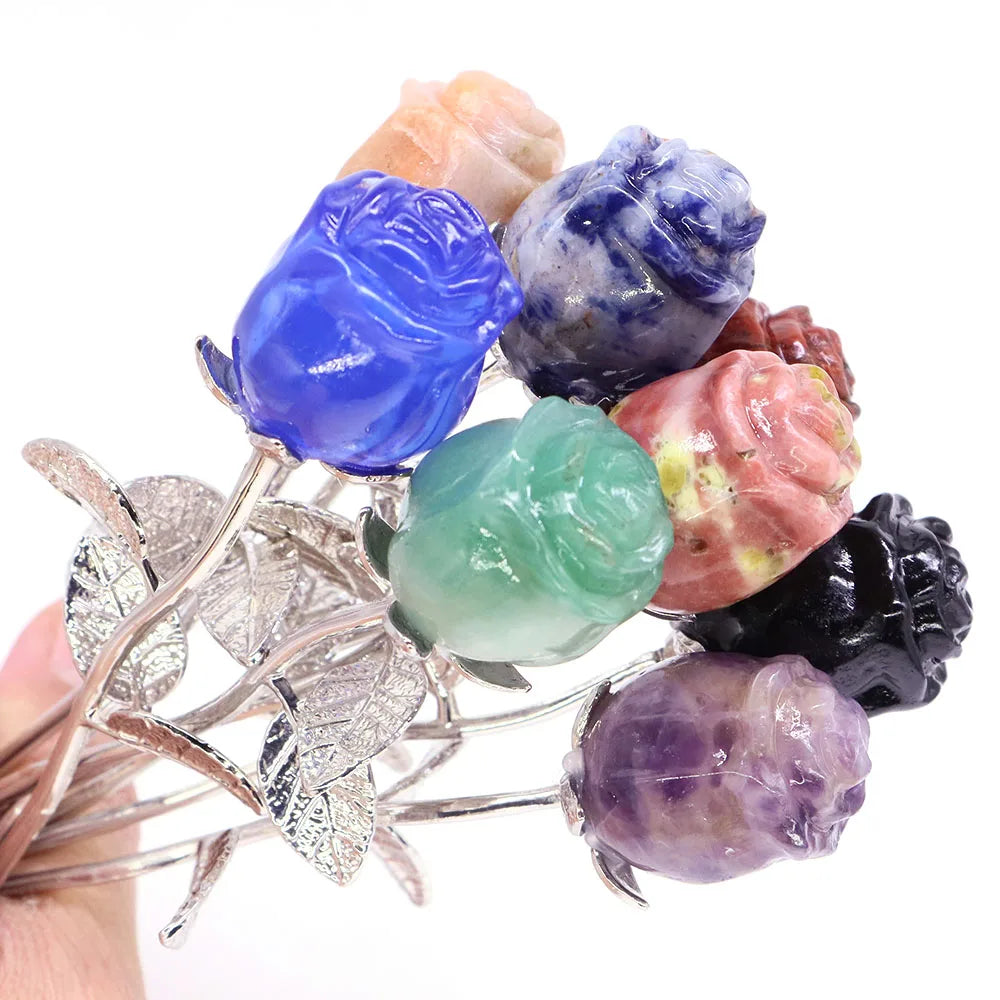 Crystal Rose Flower - Valentine's Day Love Gifts