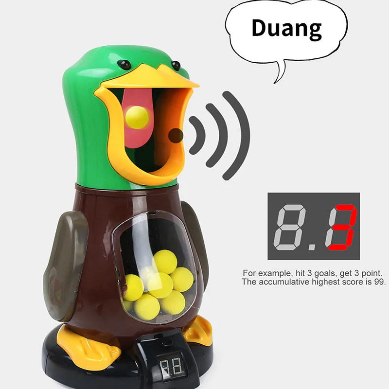 Hungry Shooting Duck Air-powered Gun Toy for Kids