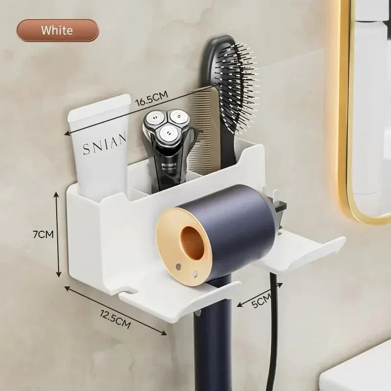 Hair Dryer Wall Stand Organizer