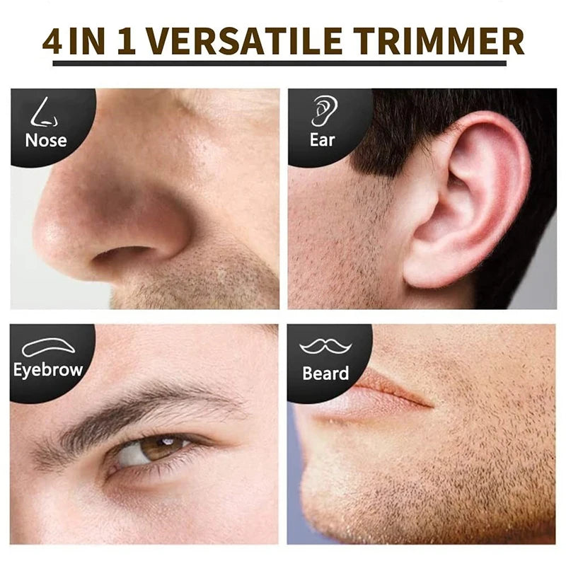 4in1 Rechargeable Ear Eyebrow Nose Hair Trimmer