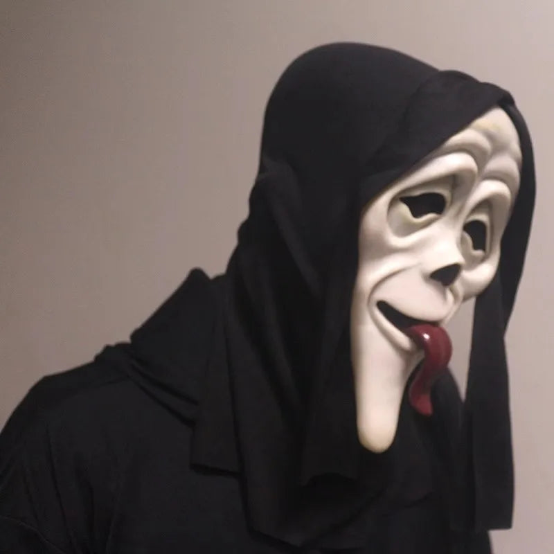 Halloween Ghost Face Mask Horror Death Scream