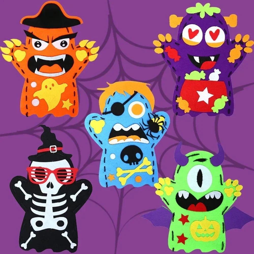 Halloween Hand Puppet DIY Craft Set