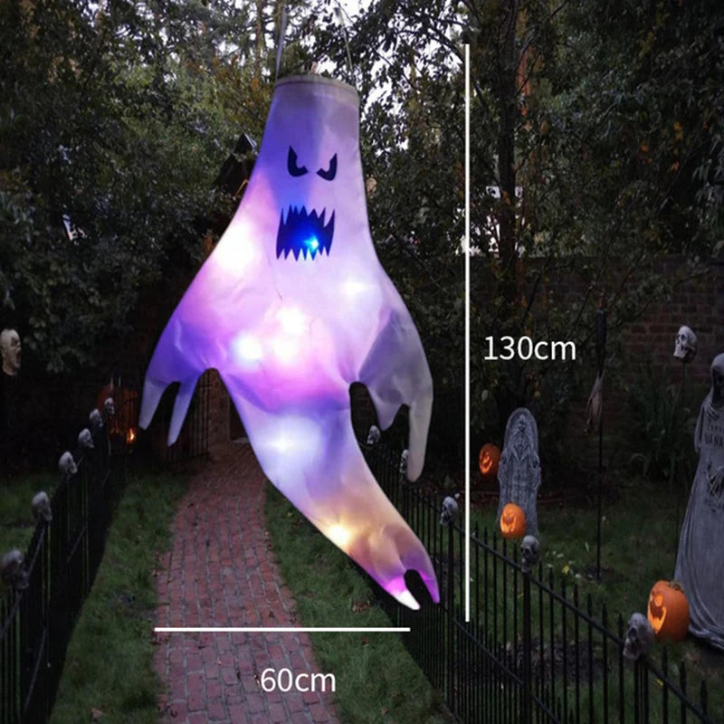 Halloween Ghost Hanging with LED Light