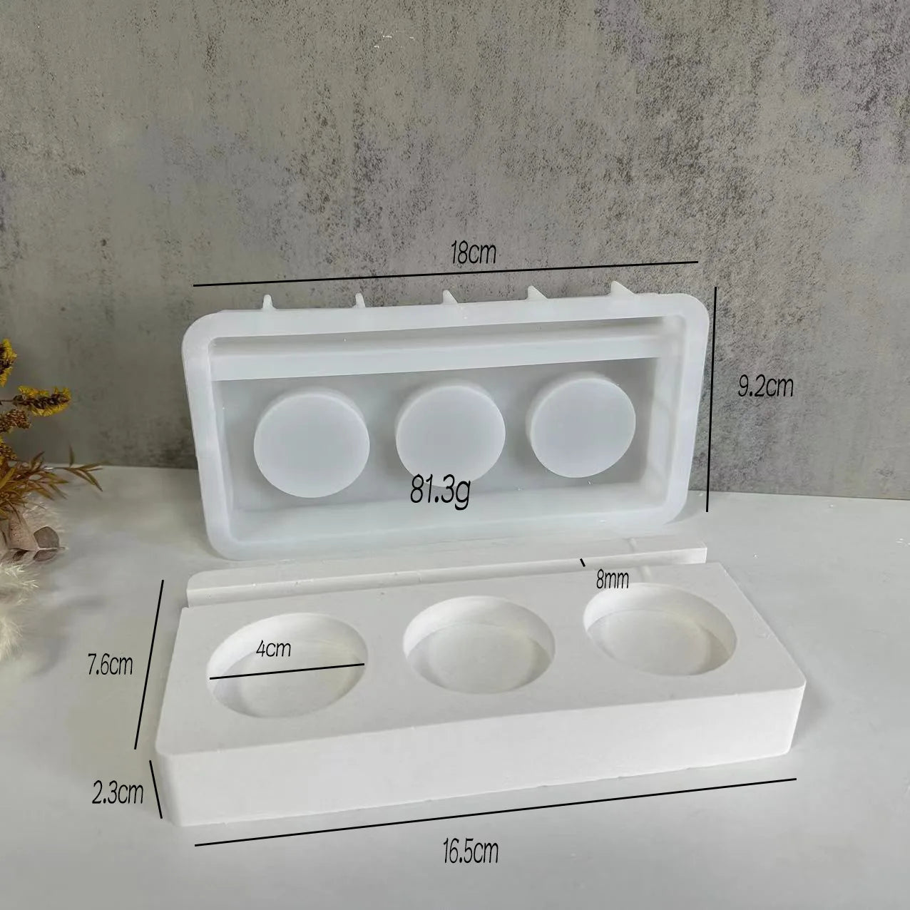 Valentine's Day Candle Holder Silicone Mold Couple