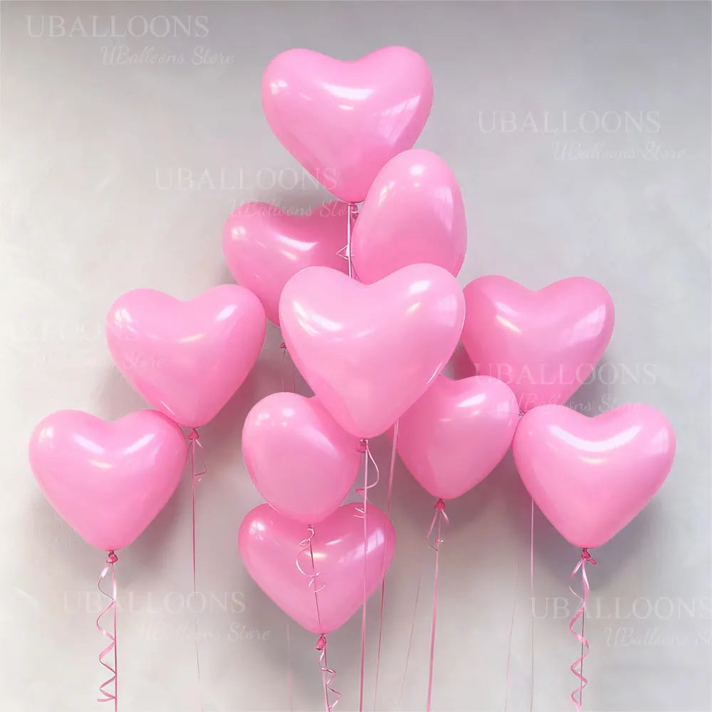 20pcs Heart Shaped Balloons