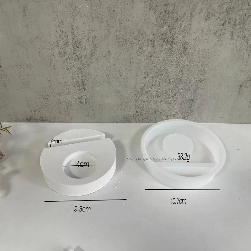 Valentine's Day Candle Holder Silicone Mold Couple