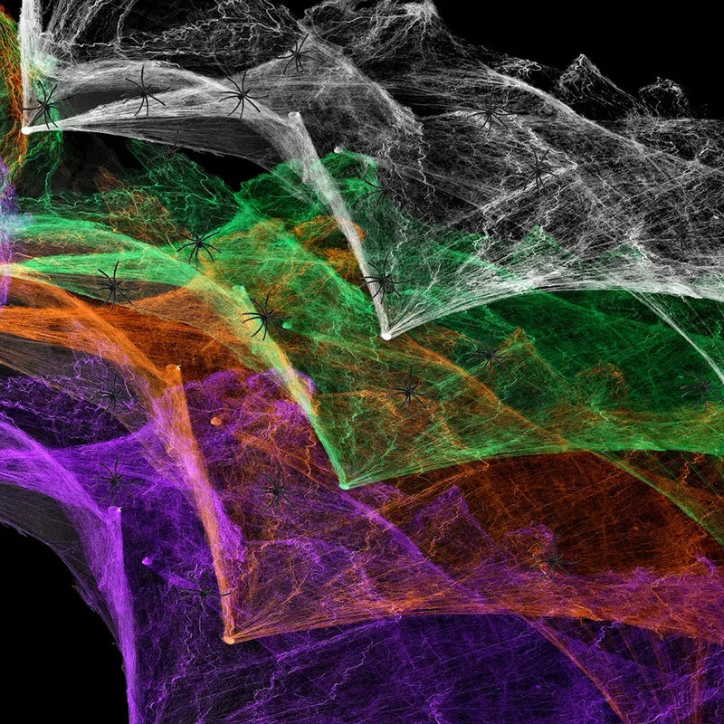 Halloween Party Scene Props Spider Web