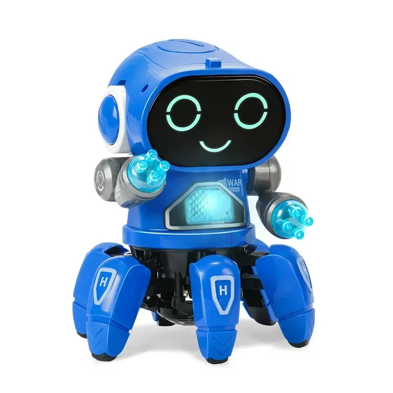 Kids Educational Electric LED Light Musical Robot Toy