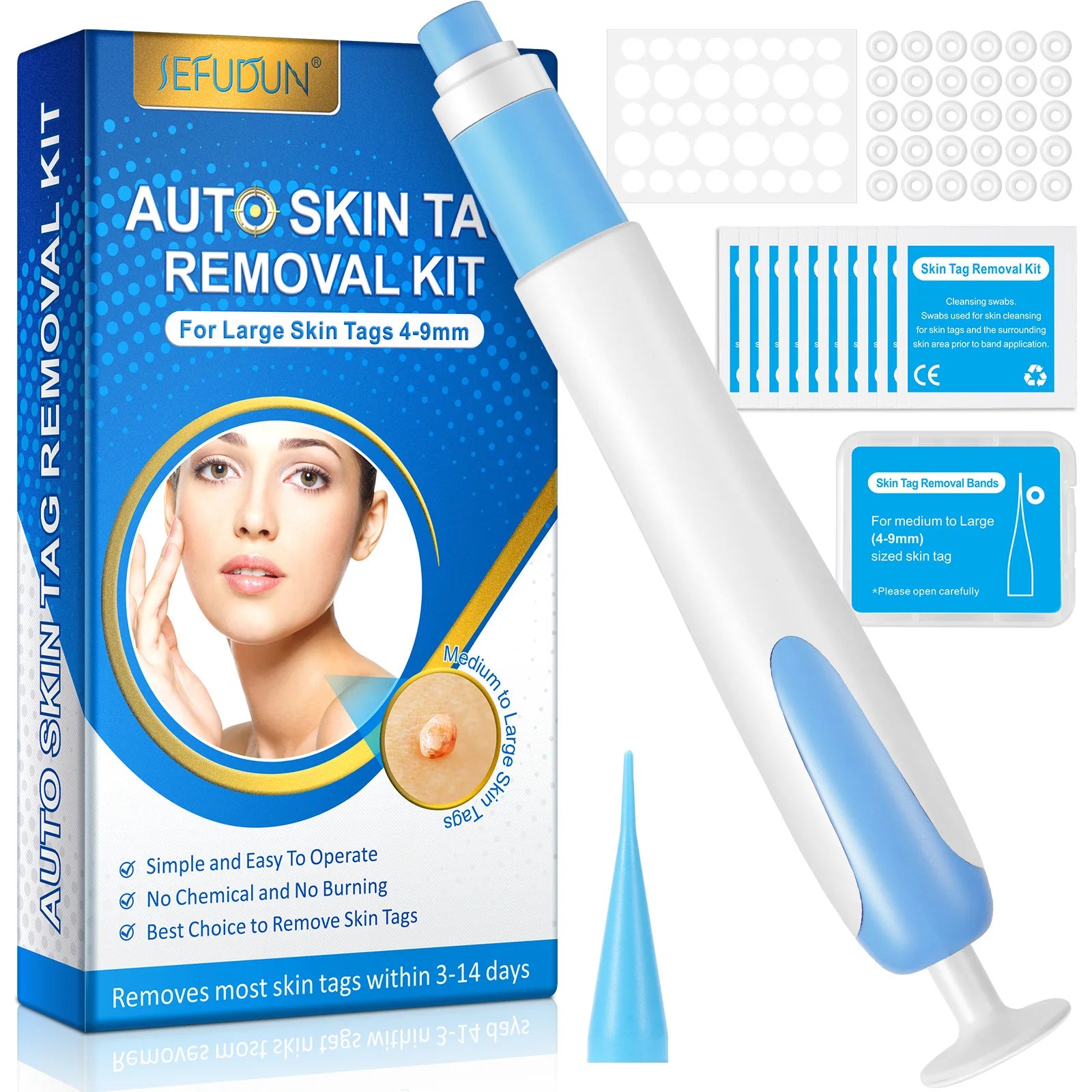 2 In 1 Painless Auto Face Skin Care Treatments Remover