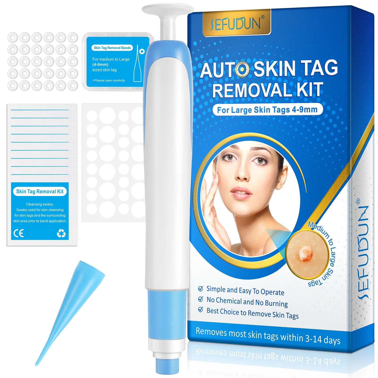 2 In 1 Painless Auto Face Skin Care Treatments Remover