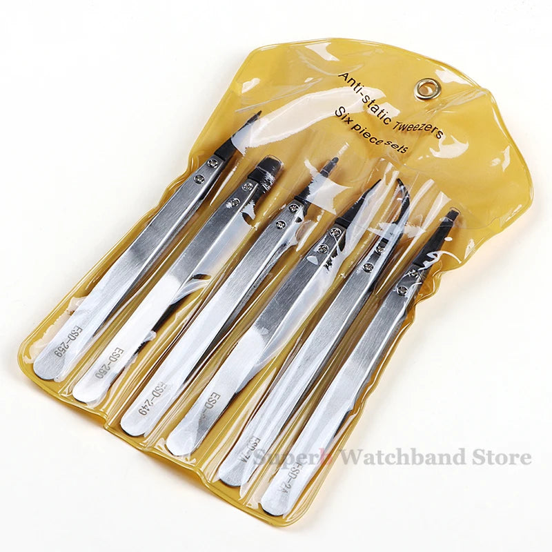 Stainless Antistatic Plastic Tweezers