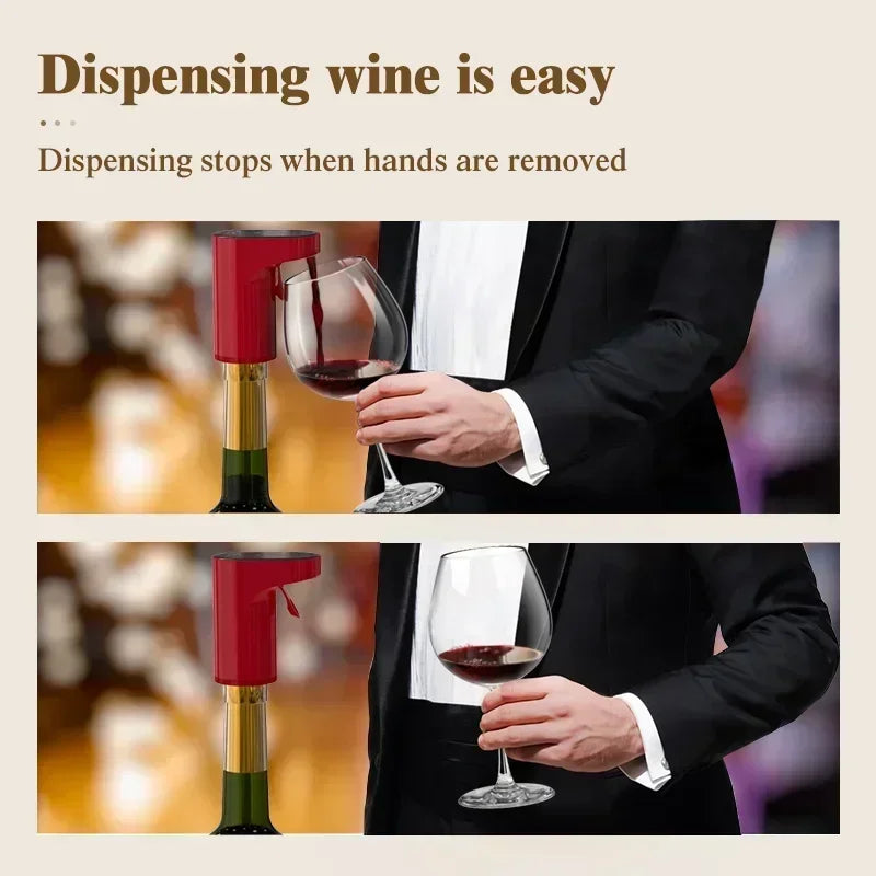 Smart electric digital wine dispenser
