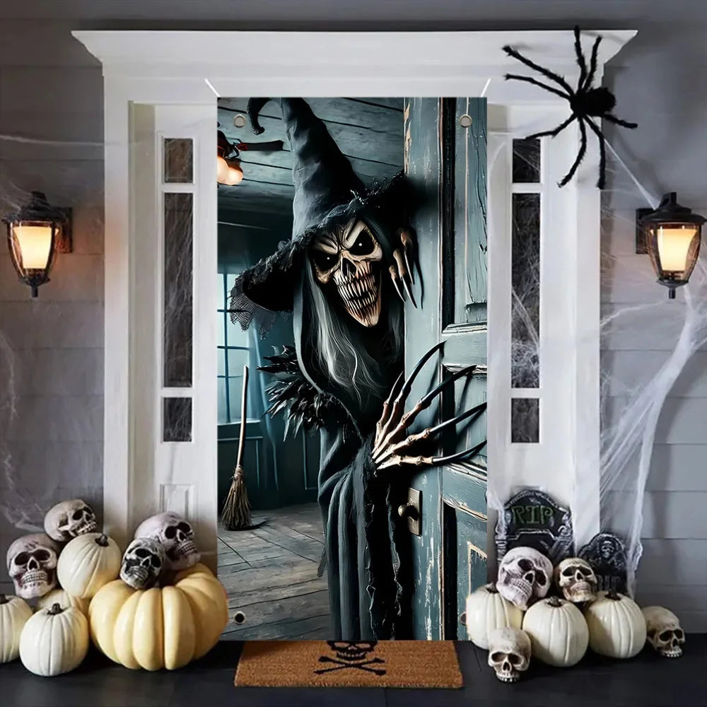 Halloween door decoration