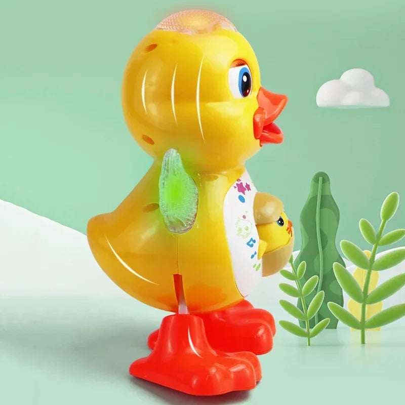 Electric Musical Dancing Duck Cartoon Toy