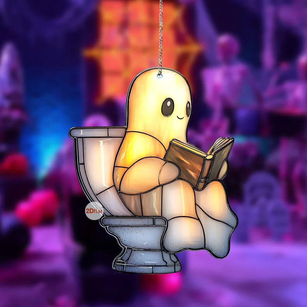 Halloween Ghost 2D Ghost Hanging Decorations