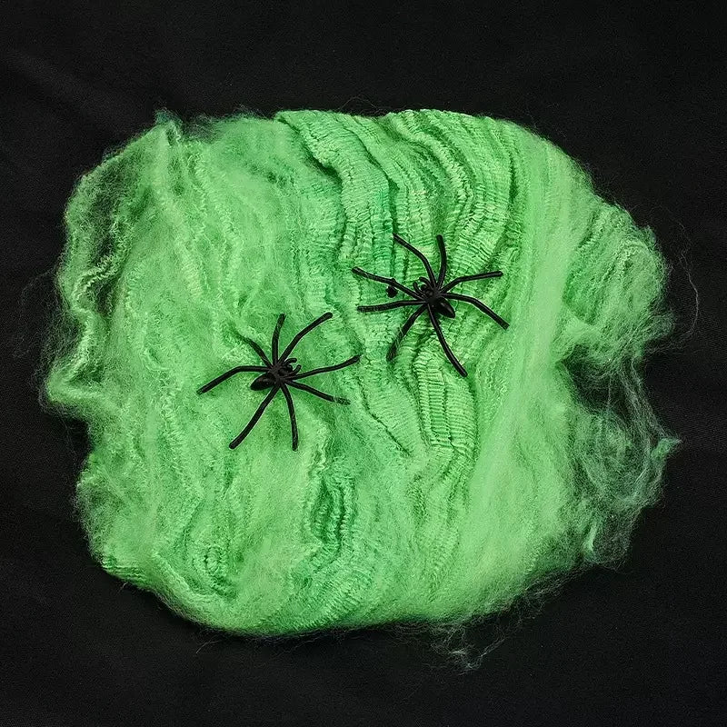 Halloween Party Scene Props Spider Web
