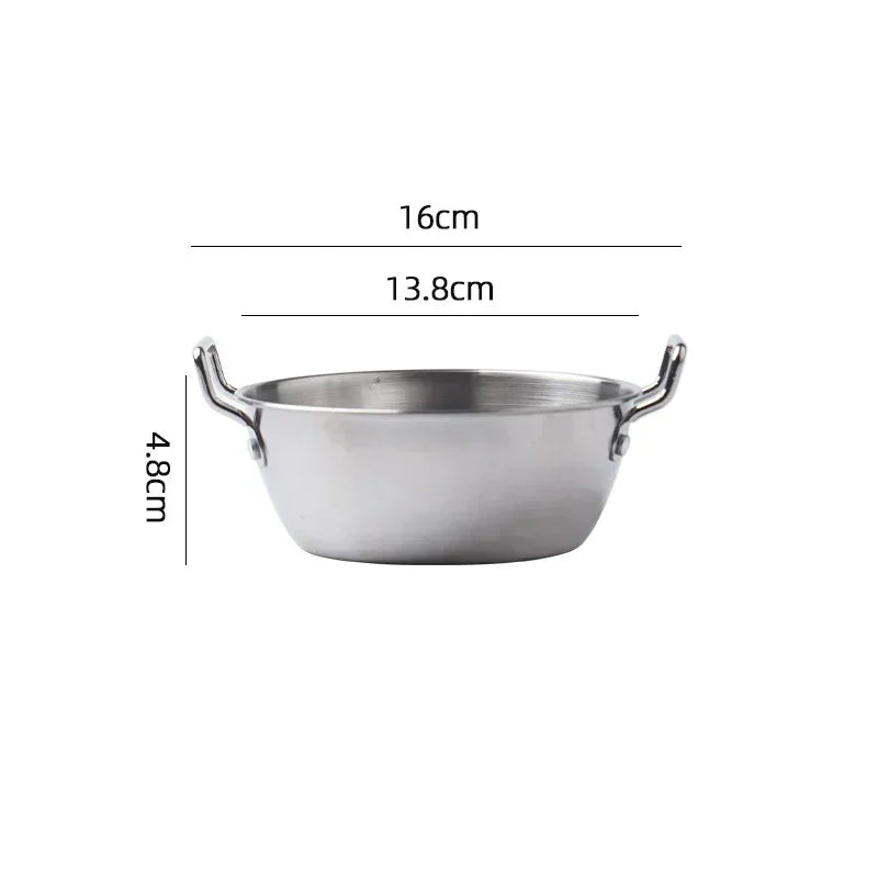 Korean Cuisine Stainless Steel Mixing Bowls