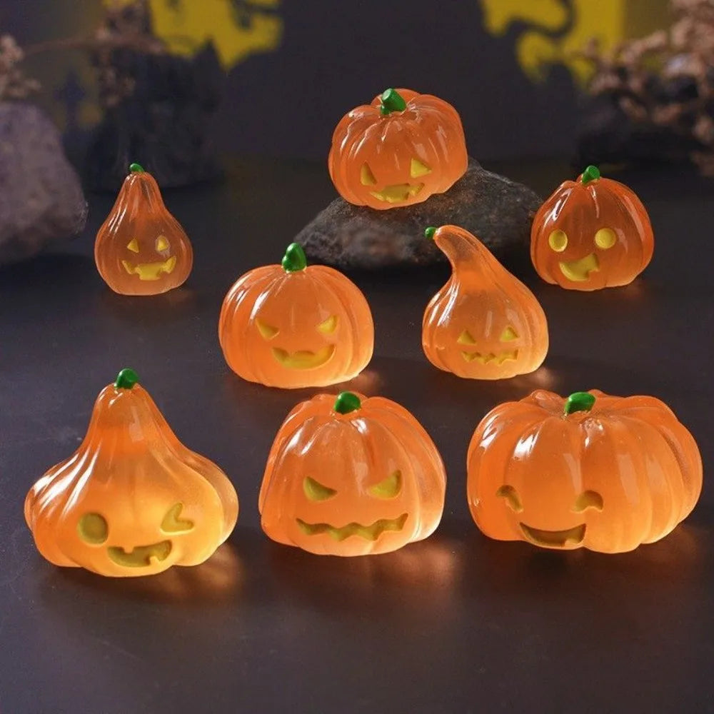 Halloween ghost luminous pumpkin lantern