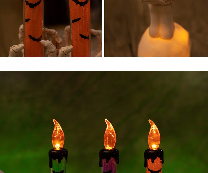 Halloween Skull Candle Lantern