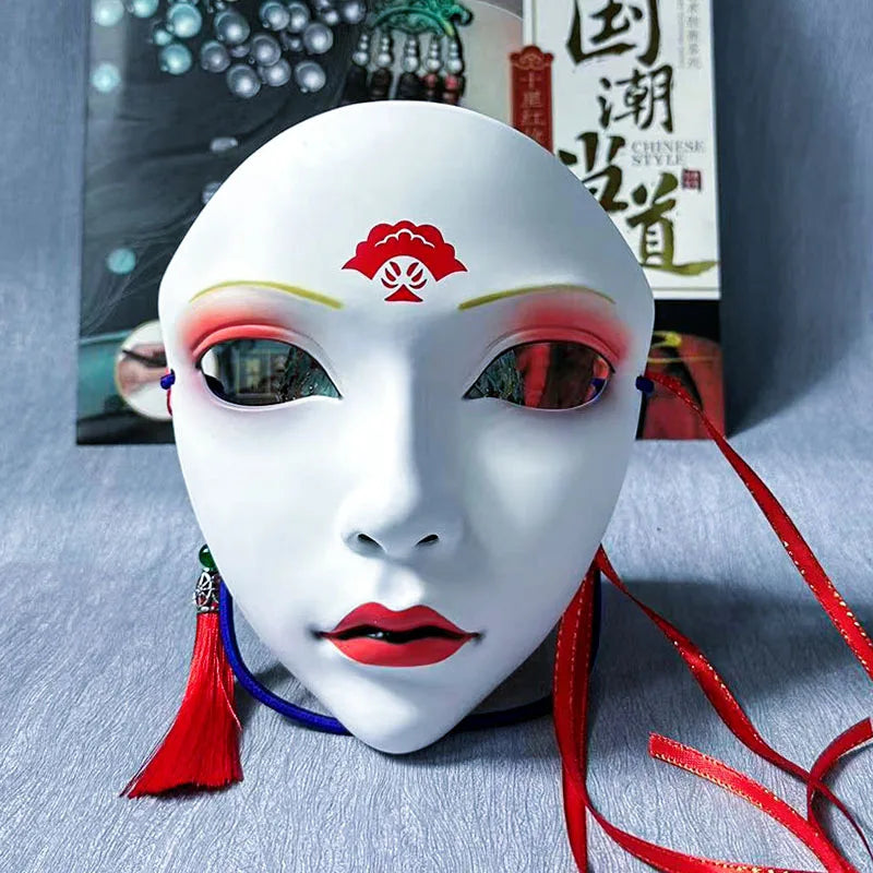 Halloween Party Mask Chinese Style Hand-Painted