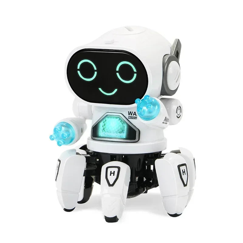 Kids Educational Electric LED Light Musical Robot Toy