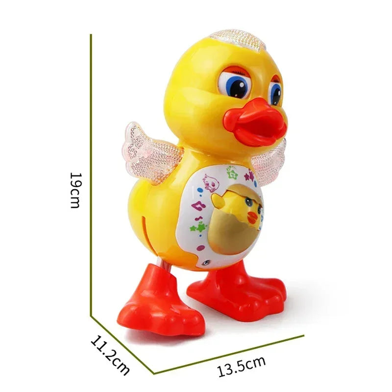 Electric Musical Dancing Duck Cartoon Toy