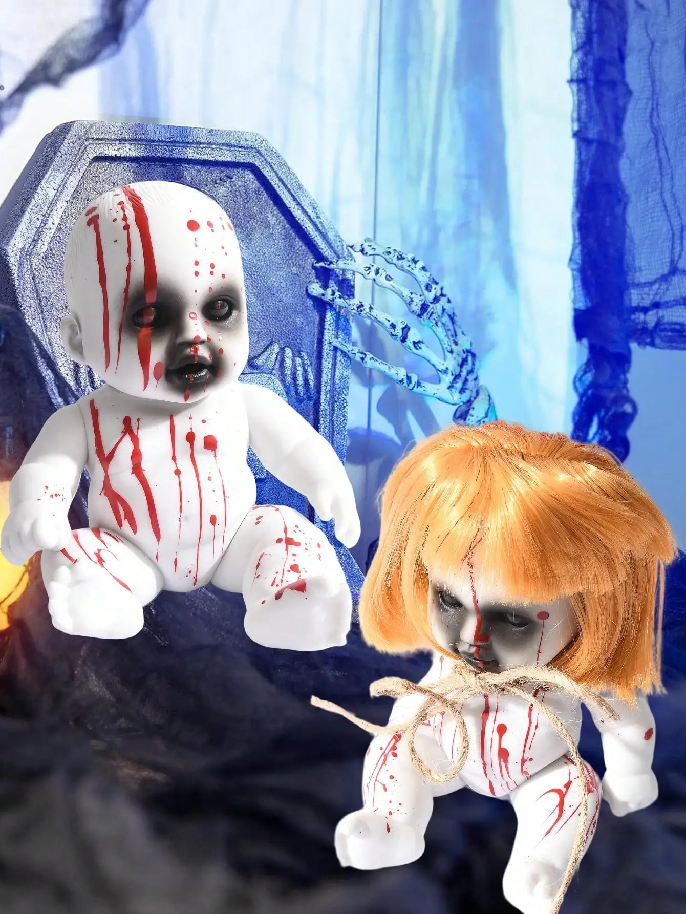 Halloween decoration hanging ghost doll