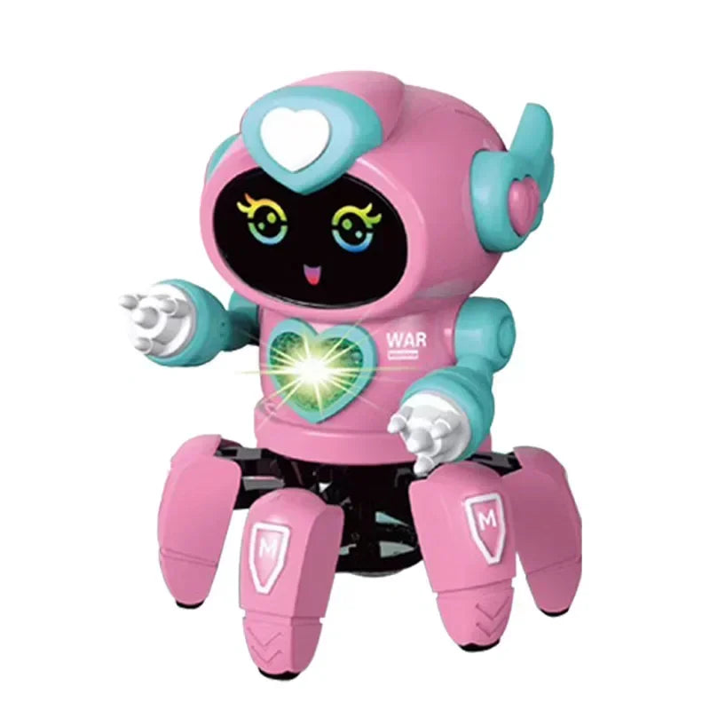 Kids Educational Electric LED Light Musical Robot Toy