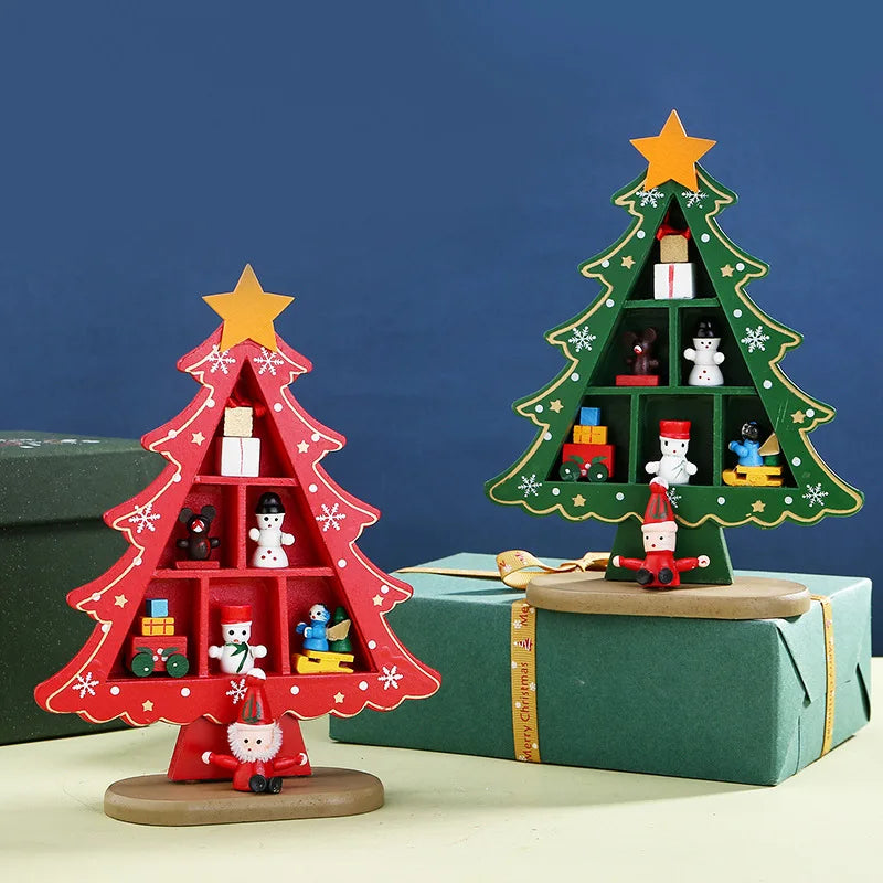 Christmas Decorations Wooden Tree