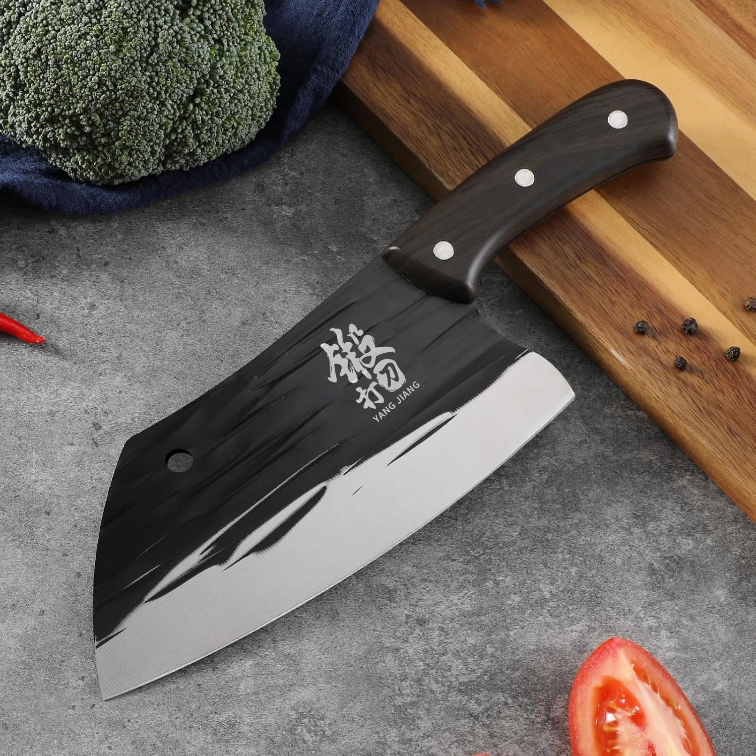 Stainless steel forged kitchen knife