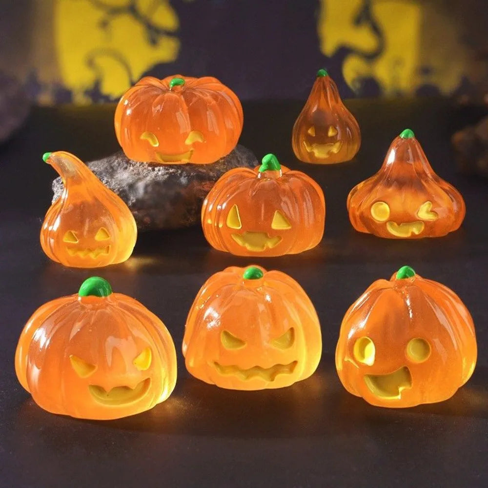 Halloween ghost luminous pumpkin lantern