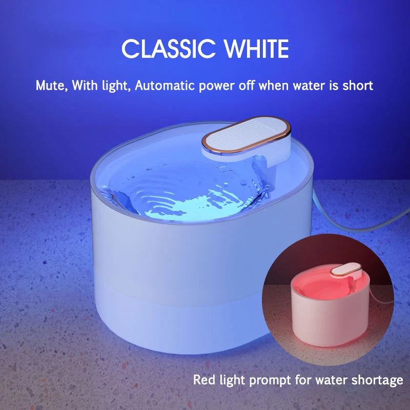 3L Automatic Pet Drinking Fountain USB Electric Drinking Dispenser