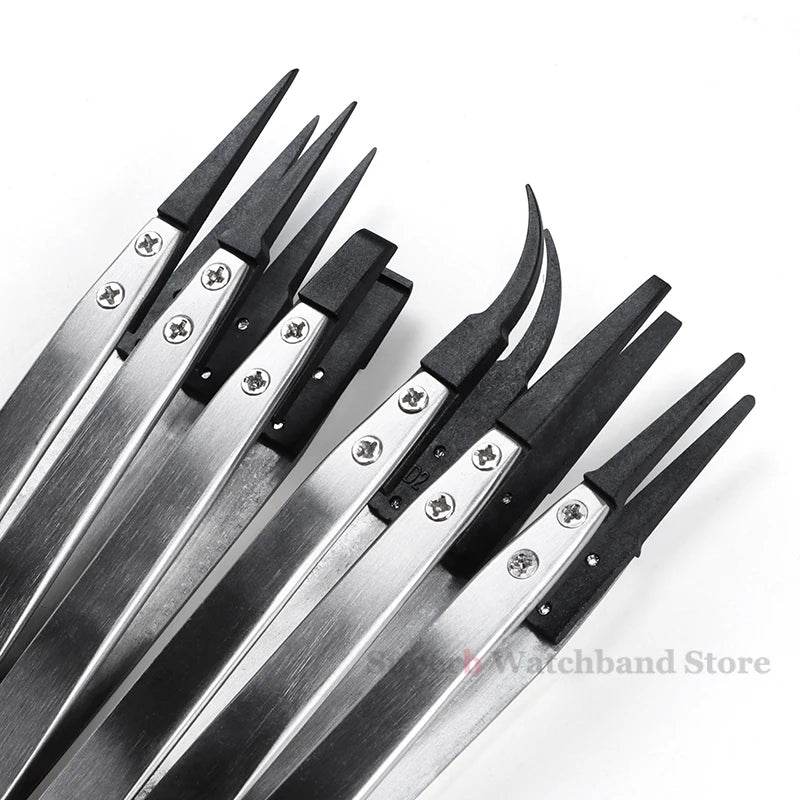 Stainless Antistatic Plastic Tweezers