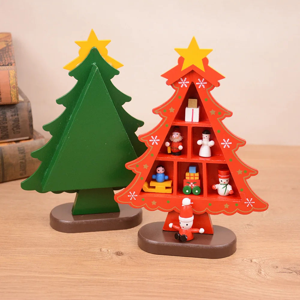 Christmas Decorations Wooden Tree
