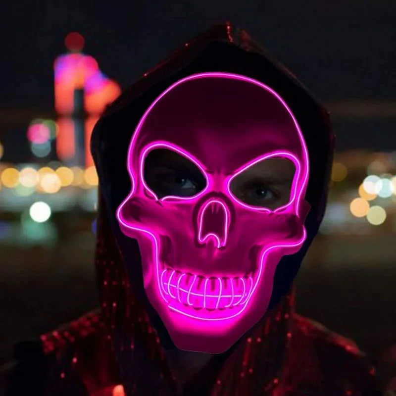 Halloween Horror Skull LED Halloween Mask