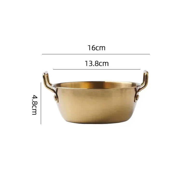 Korean Cuisine Stainless Steel Mixing Bowls