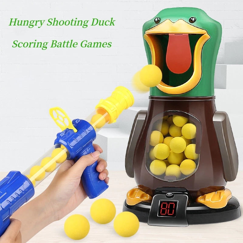 Hungry Shooting Duck Air-powered Gun Toy for Kids