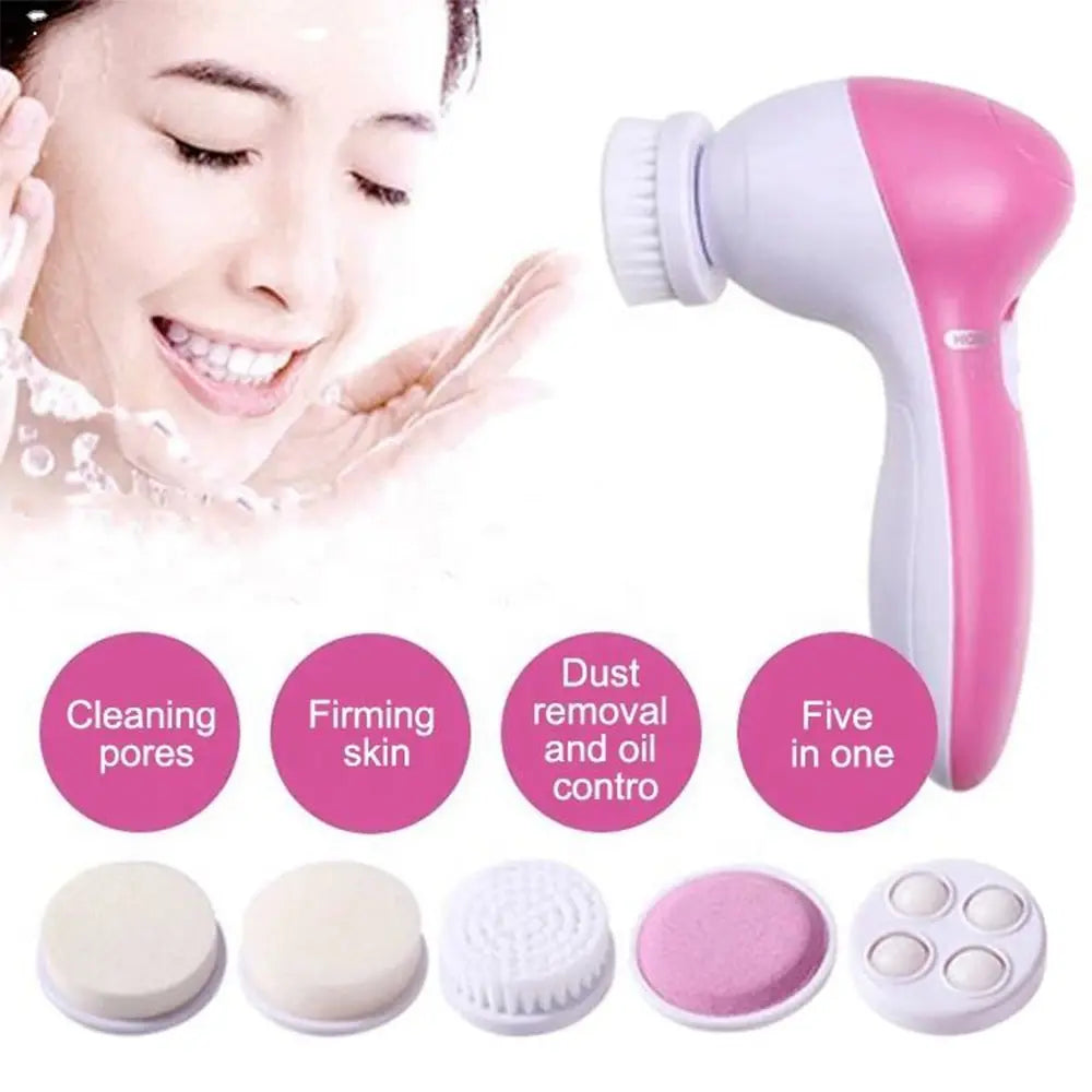 Electric 5 IN 1 Brush Wash Skin Care Tools