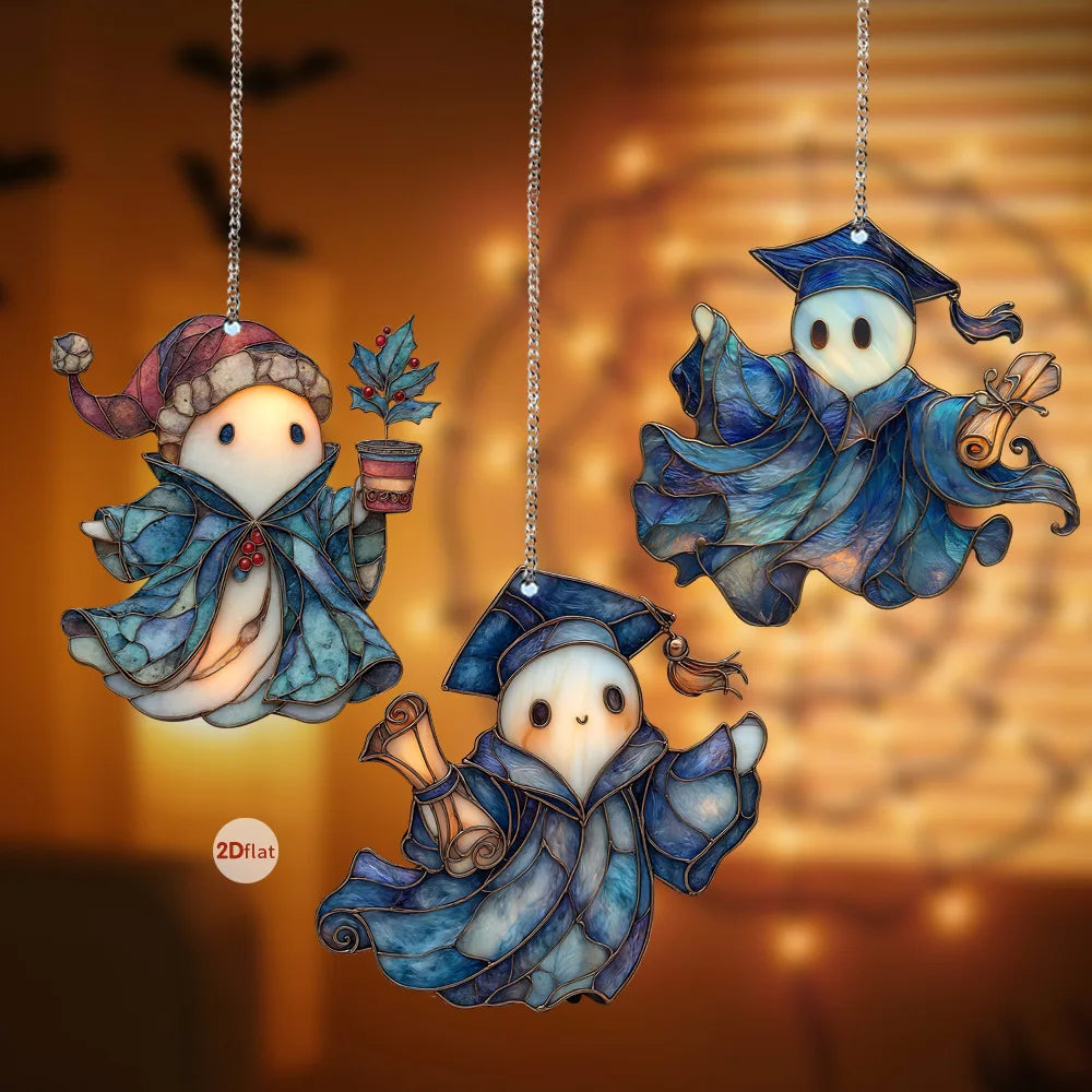 Halloween Ghost 2D Ghost Hanging Decorations
