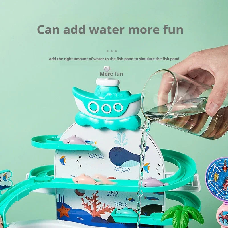 Rechargeable Magnetic Fishing Game Parent-Child Interactive Toy