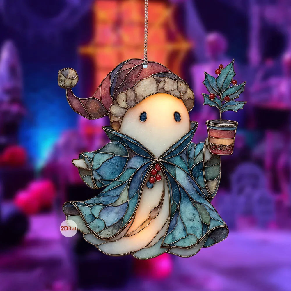 Halloween Ghost 2D Ghost Hanging Decorations