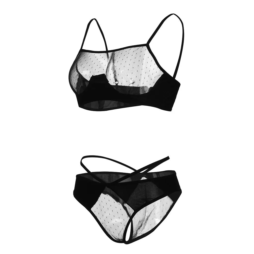 Women's Sexy Erotic Bra Lingerie Sexy Underwear Set
